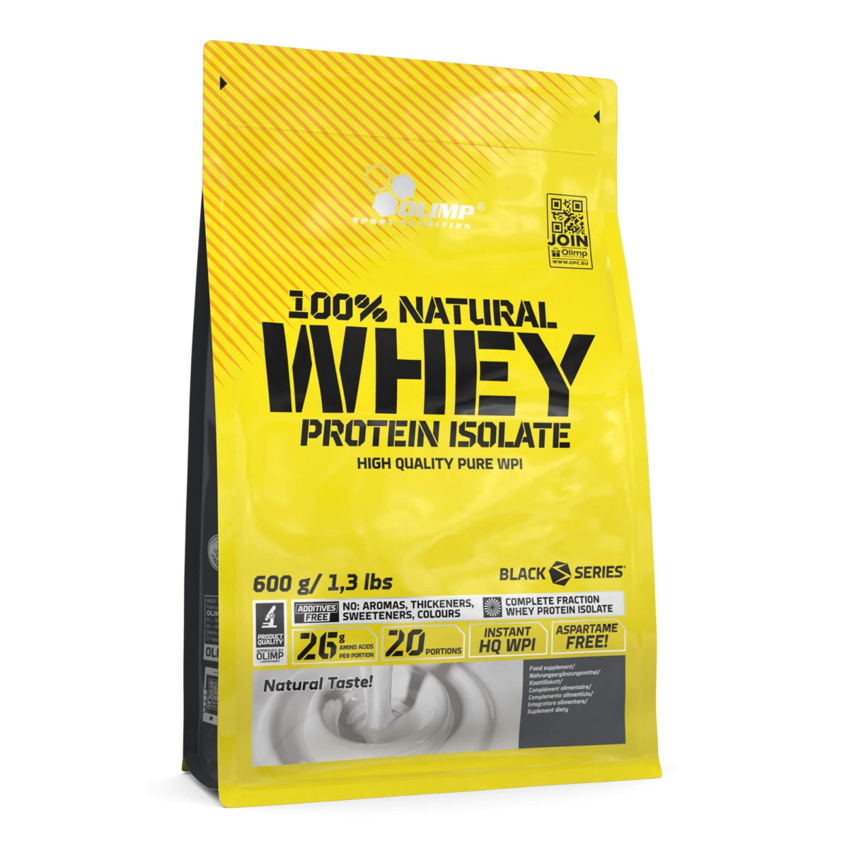 100% Natural Whey Protein Isolate - 600 g