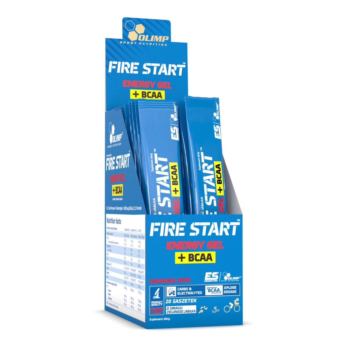 Fire Start Energy Gel + BCAA Stick - 36 g