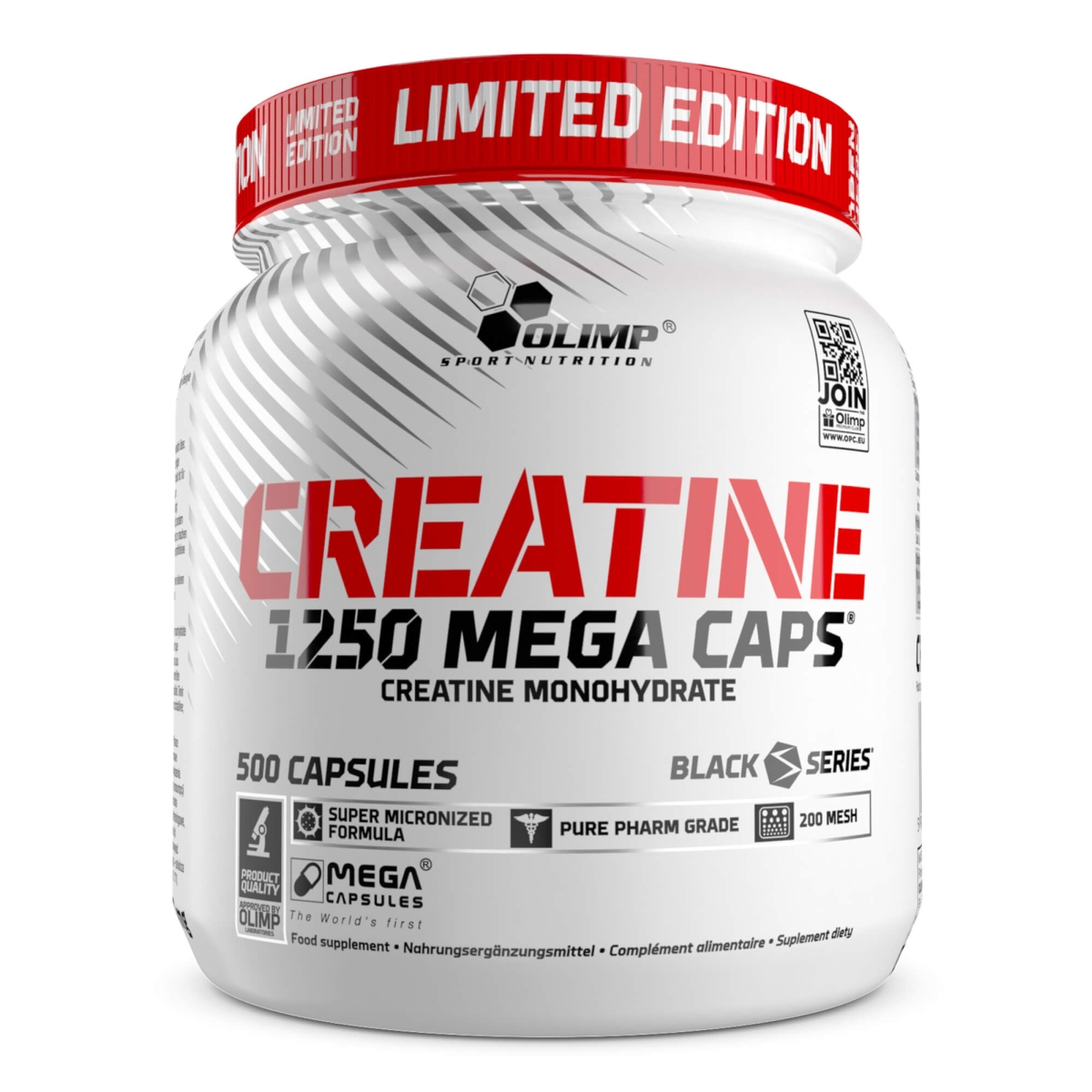 Creatine 1250 Mega Caps® - 500 Kapsułek - Limited Edition